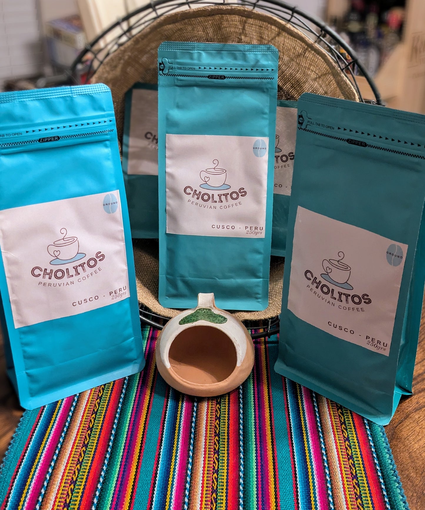 Cholitos Peruvian Coffee Blend - 3 Bag Bundle