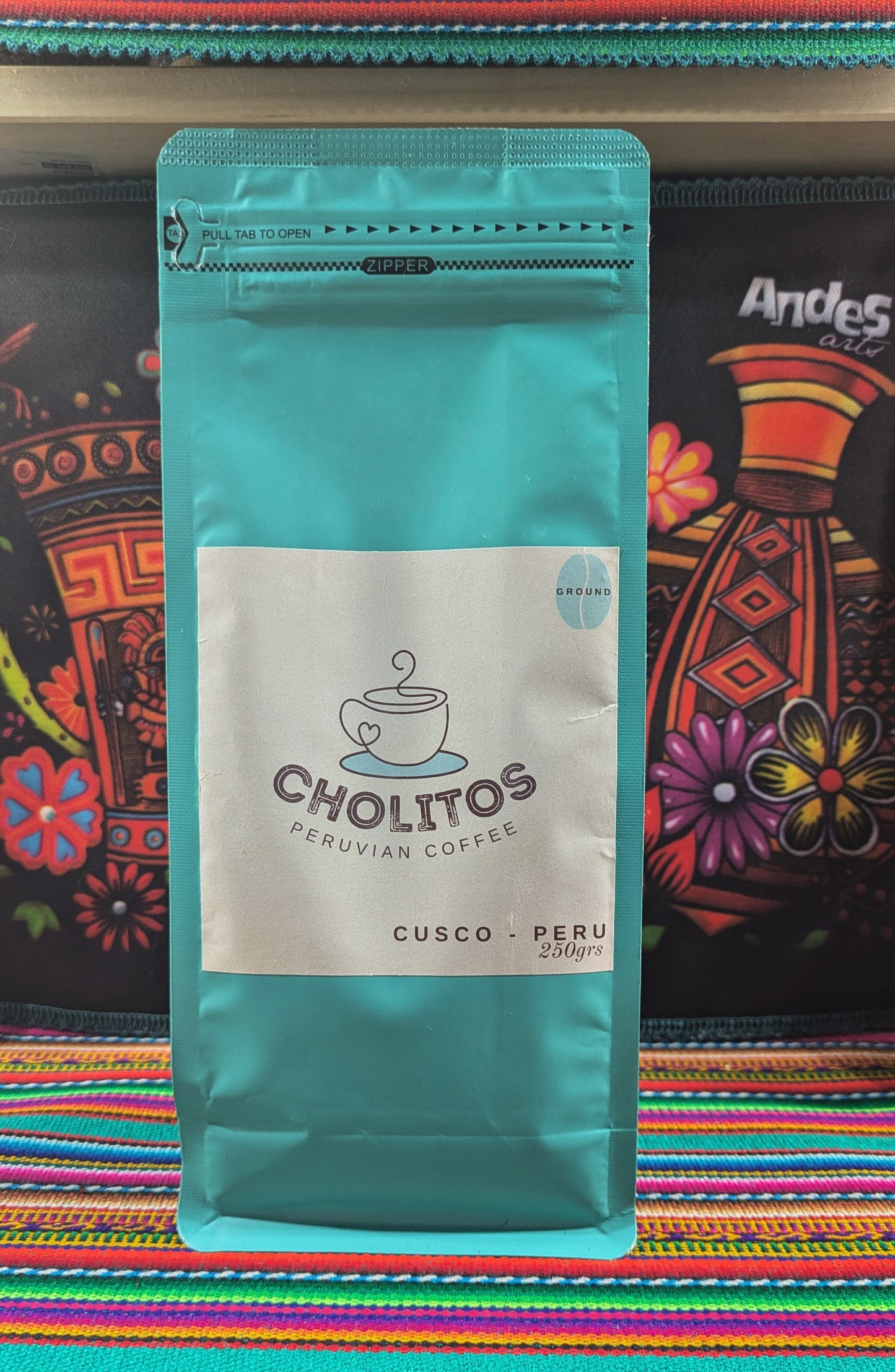 Cholitos Peruvian Coffee Blend, Medium Roast (Ground)