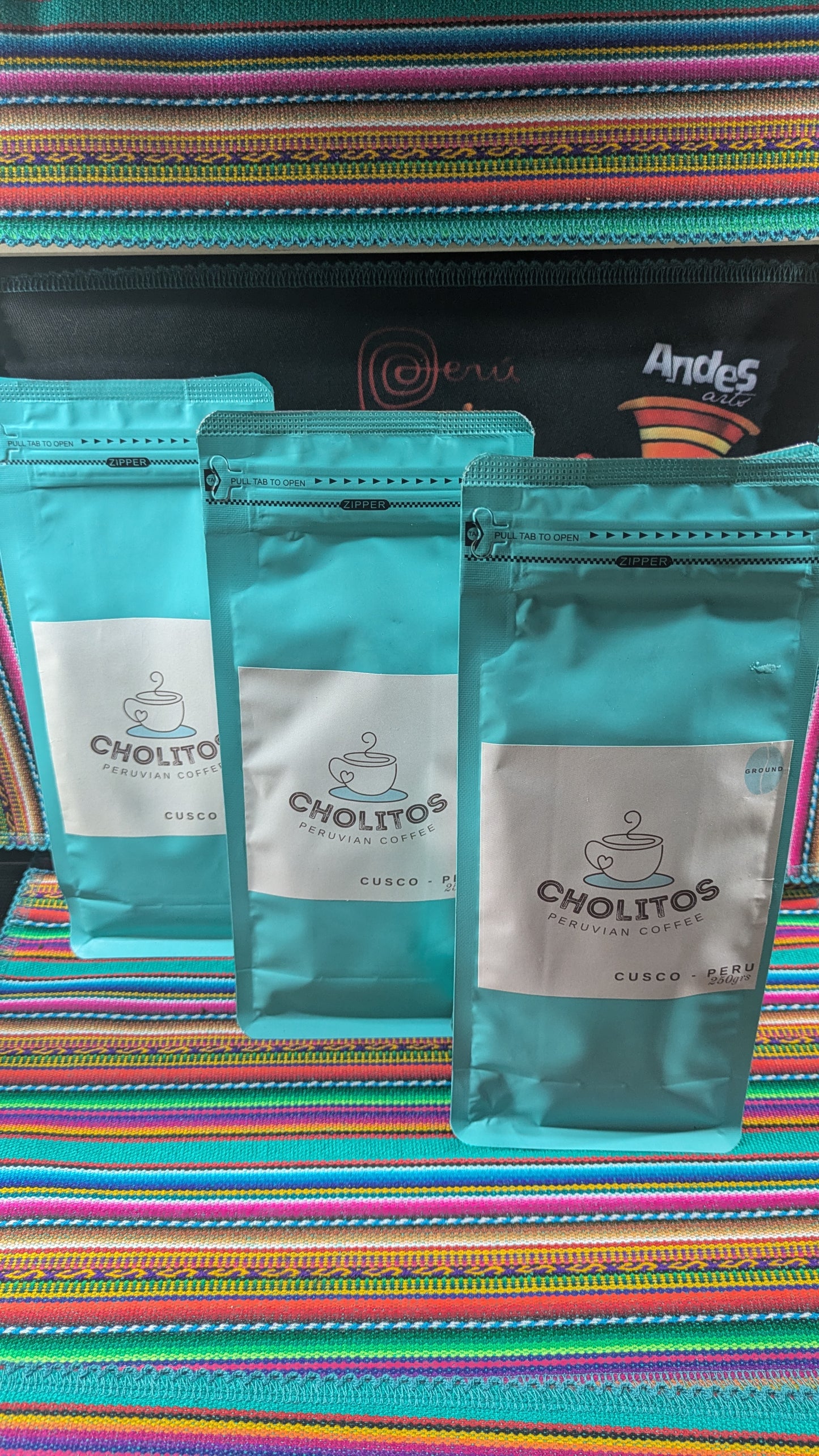 Cholitos Peruvian Coffee Blend - 3 Bag Bundle