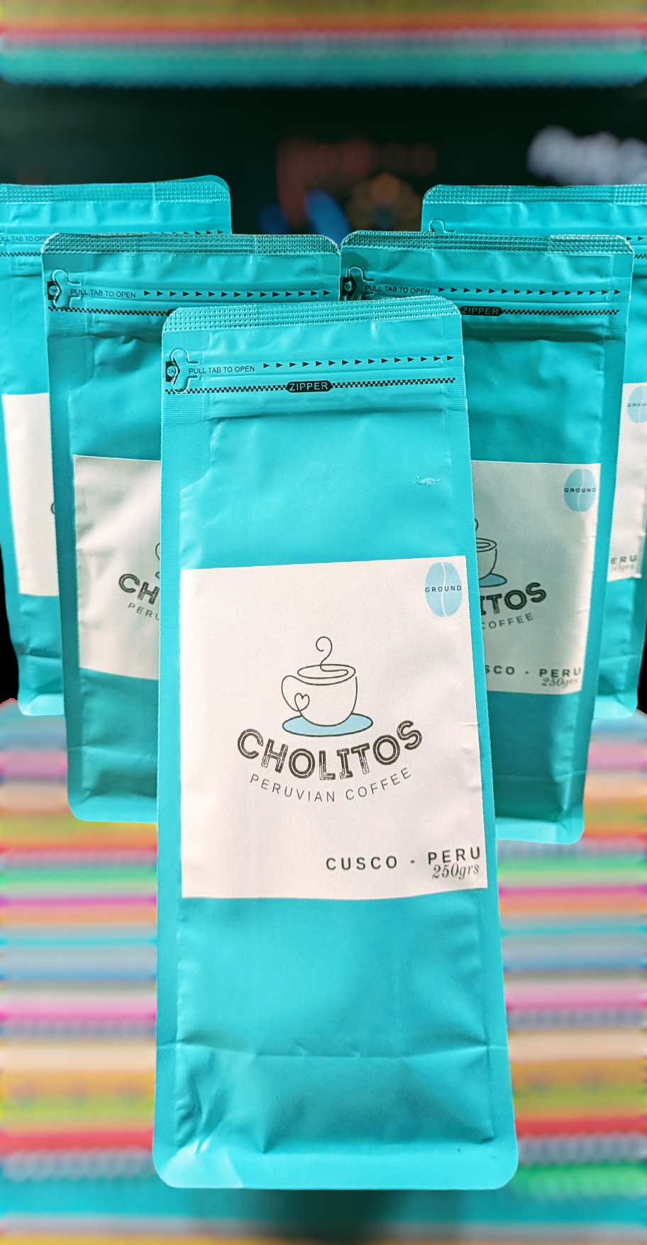 Cholitos Peruvian Coffee Blend - 5 Bag Bundle